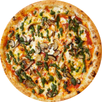 Mushroom Pesto Pizza